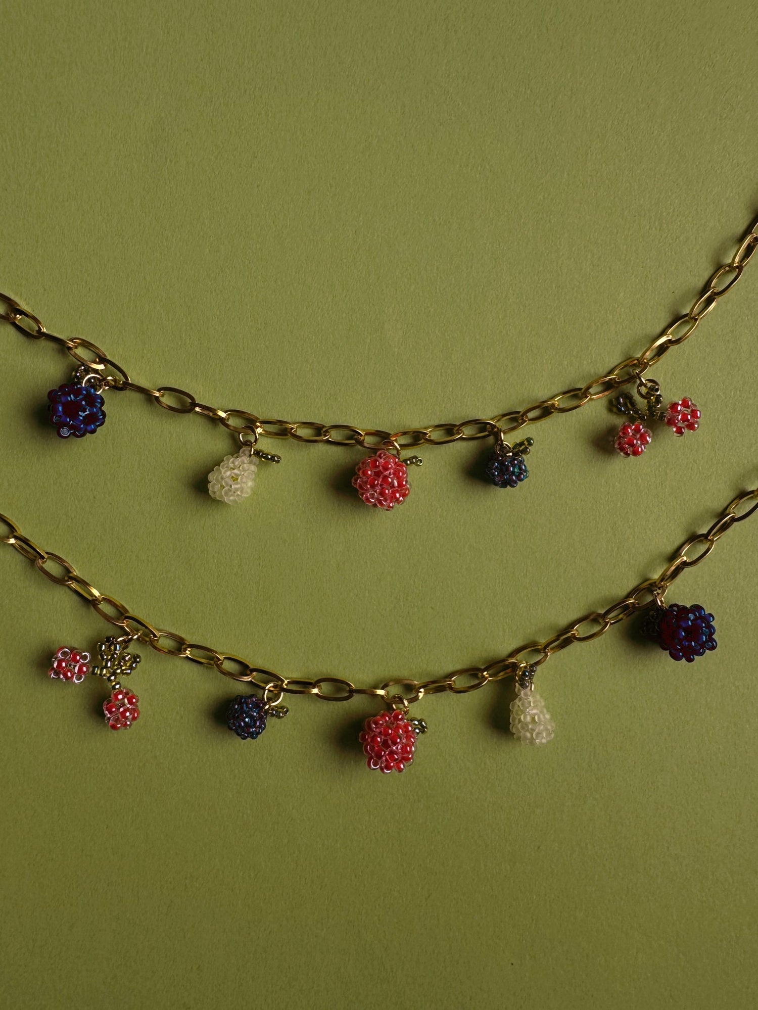 Bijoux fruités en perles