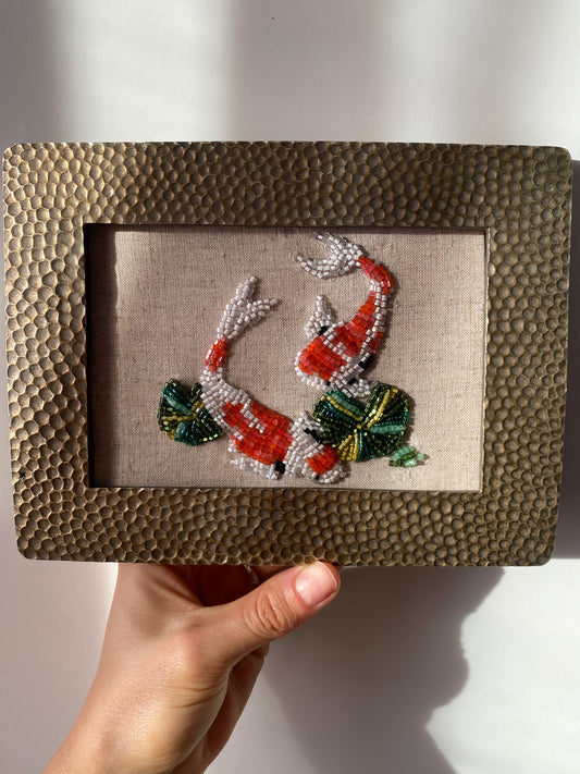 Cadre décoratif Carpes Koi