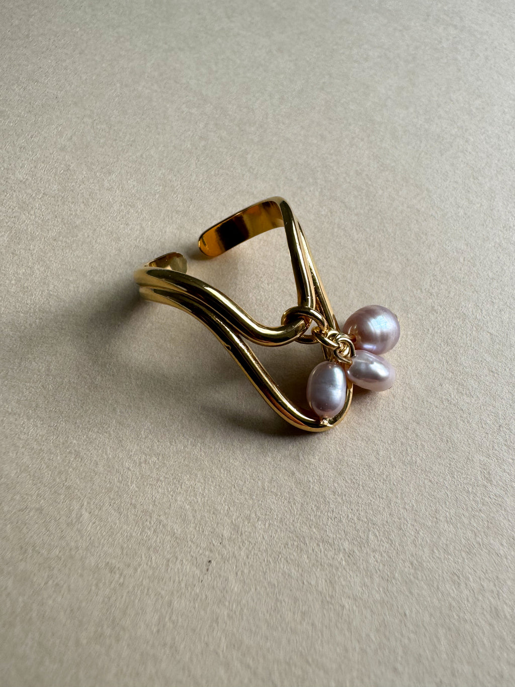 Bague Gold & Pearl