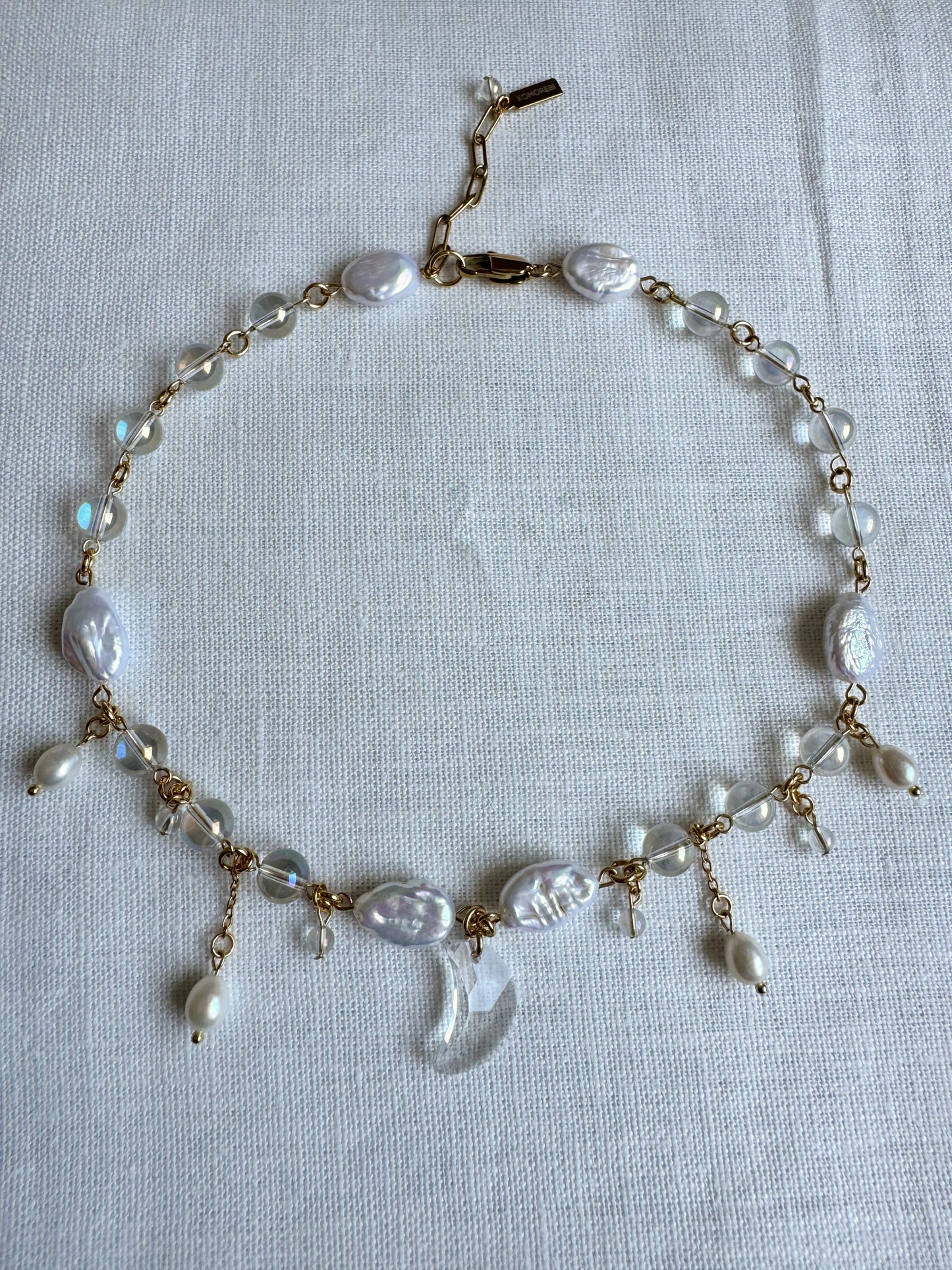 Engel-Aura-Quarz-Halskette