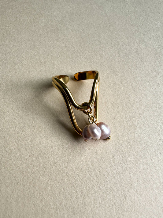 Bague Gold & Pearl