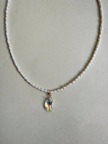 Collier Moon pearl