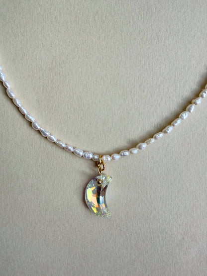 Collier Moon pearl