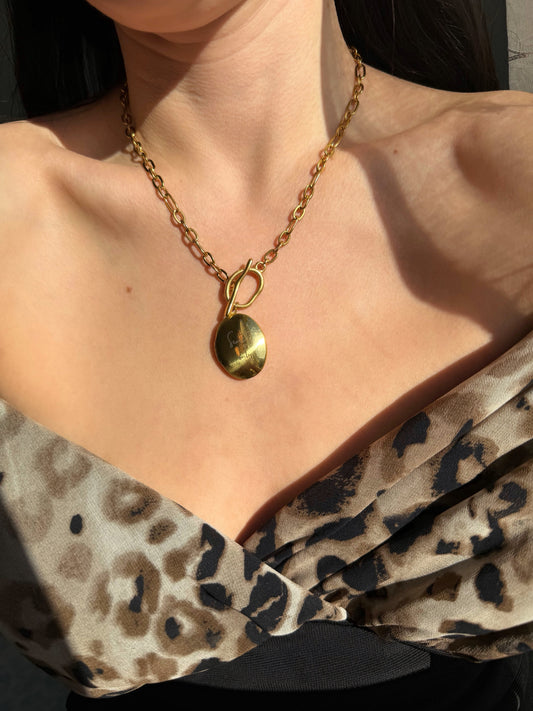 Collier médaillon ouvrant