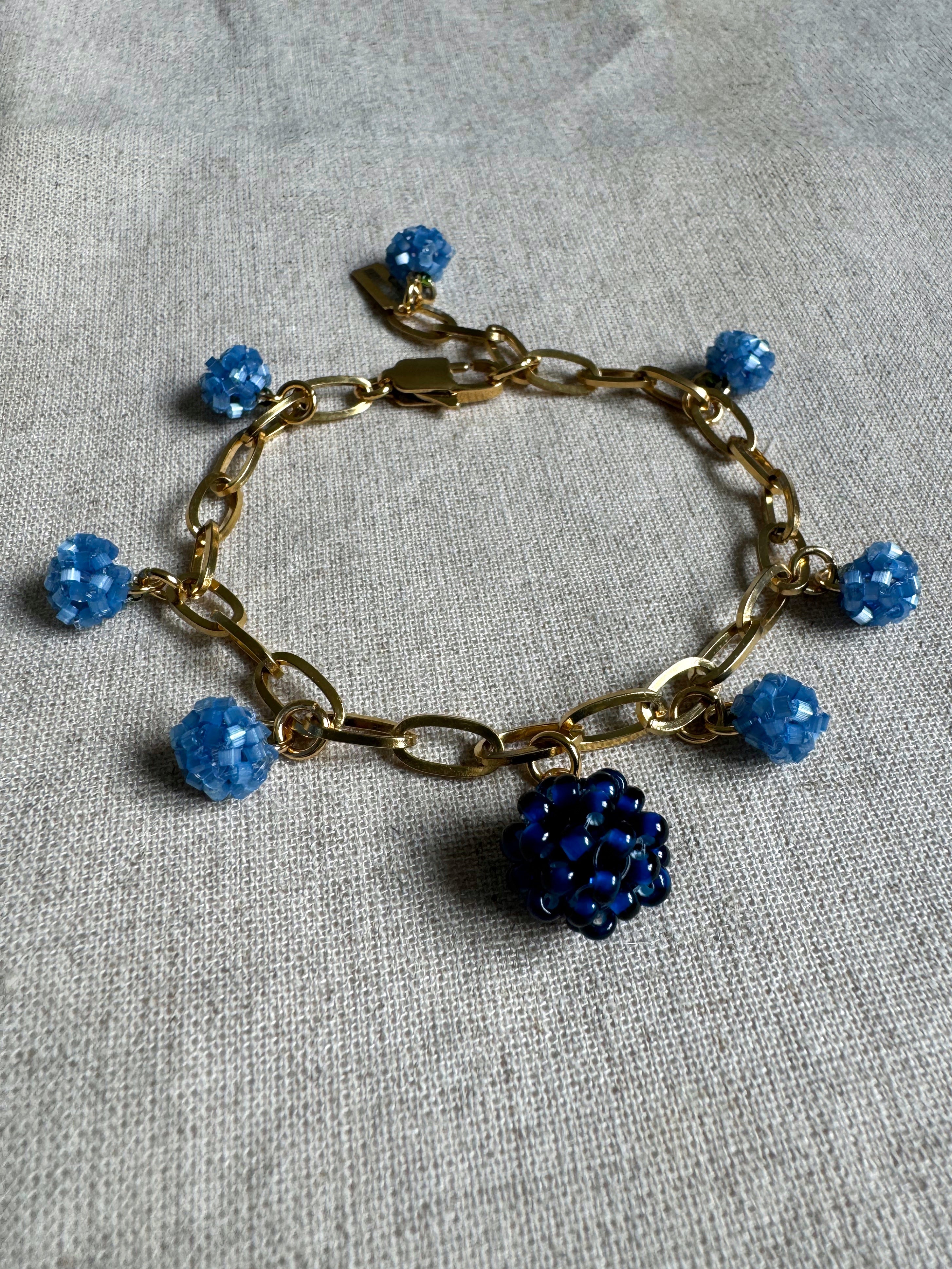 Bracelet multi breloques fruits