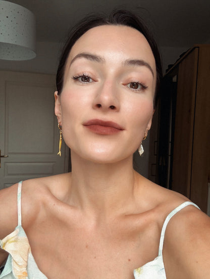 Boucles d’oreilles dépareillées Fish & Pearl