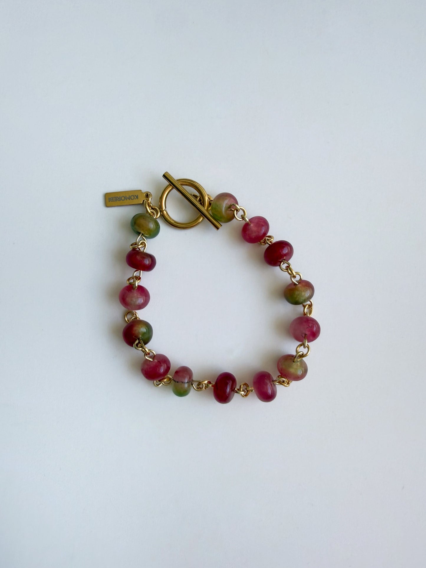 Berry jam jade bracelet