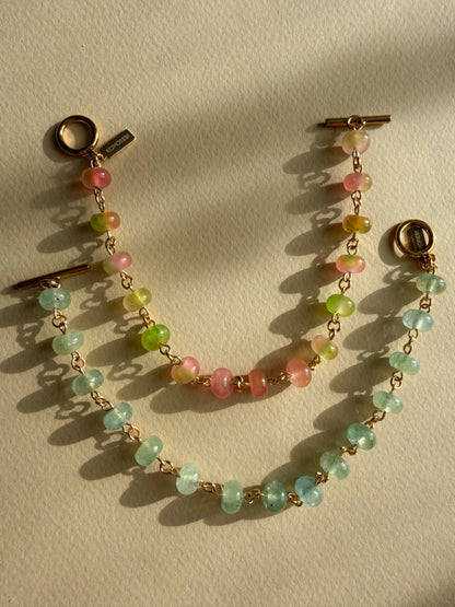 Jade-Armband mit Zuckerpuck-Motiv