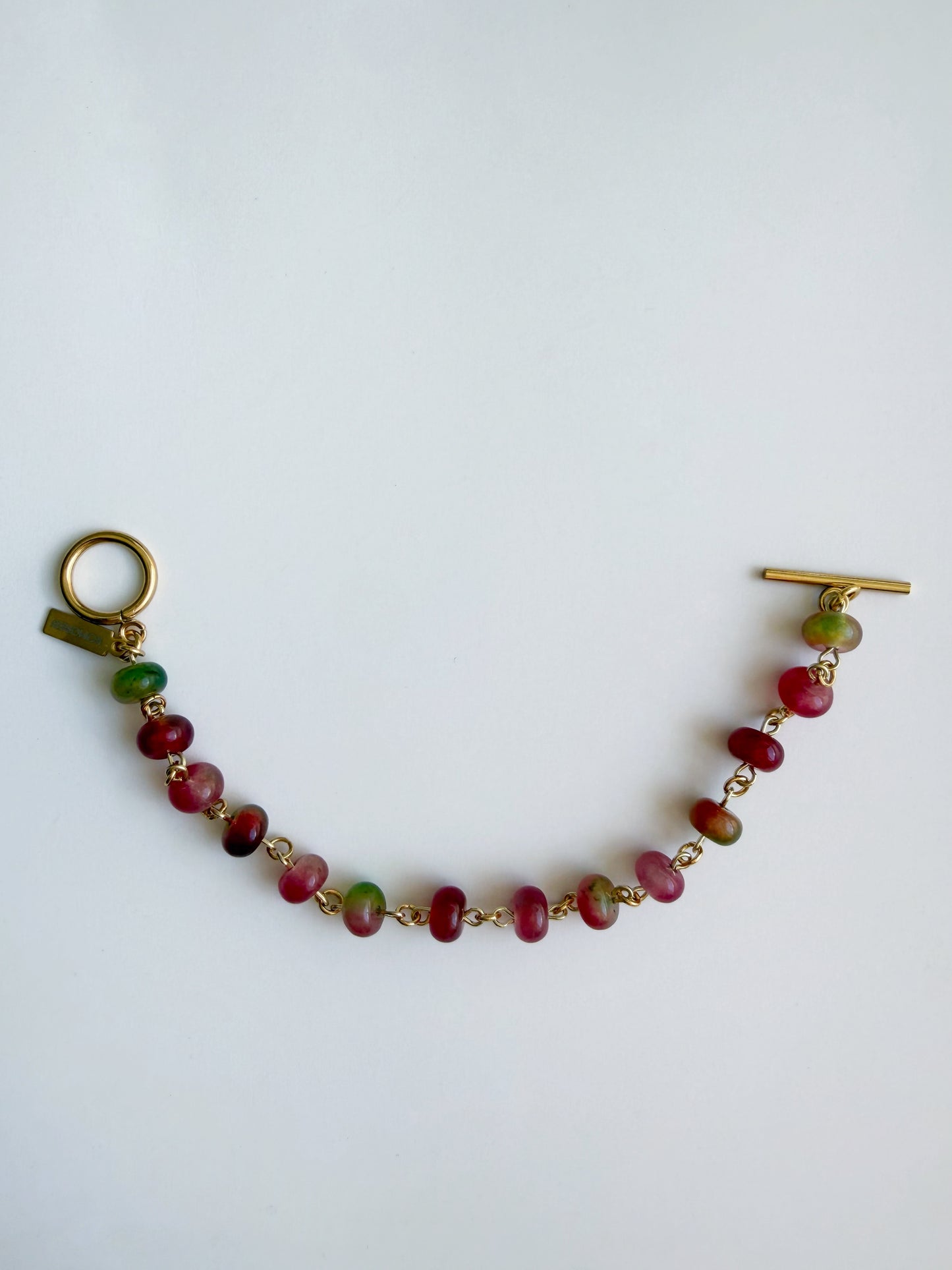 Berry jam jade bracelet