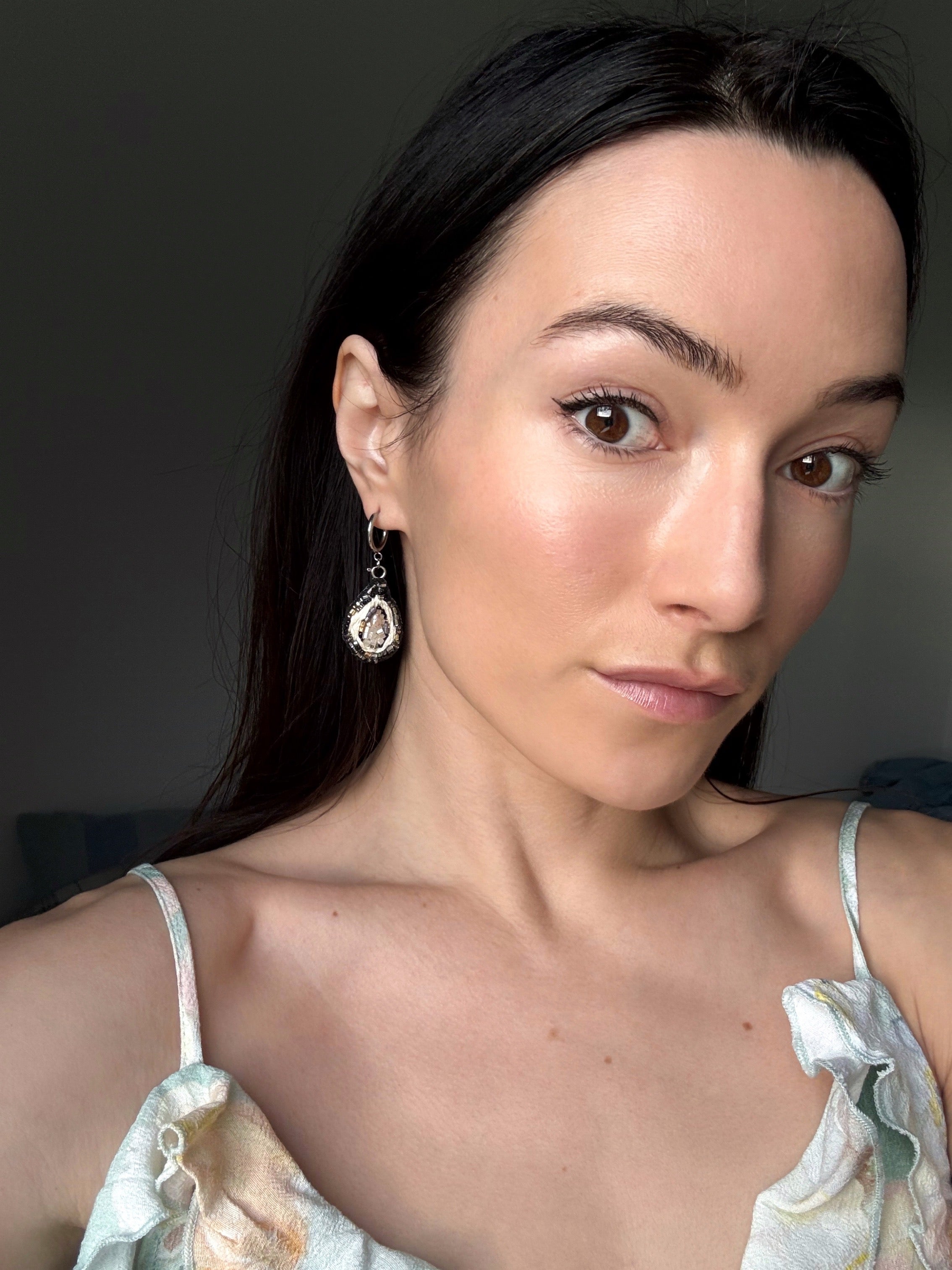 Boucles d’oreilles huîtres