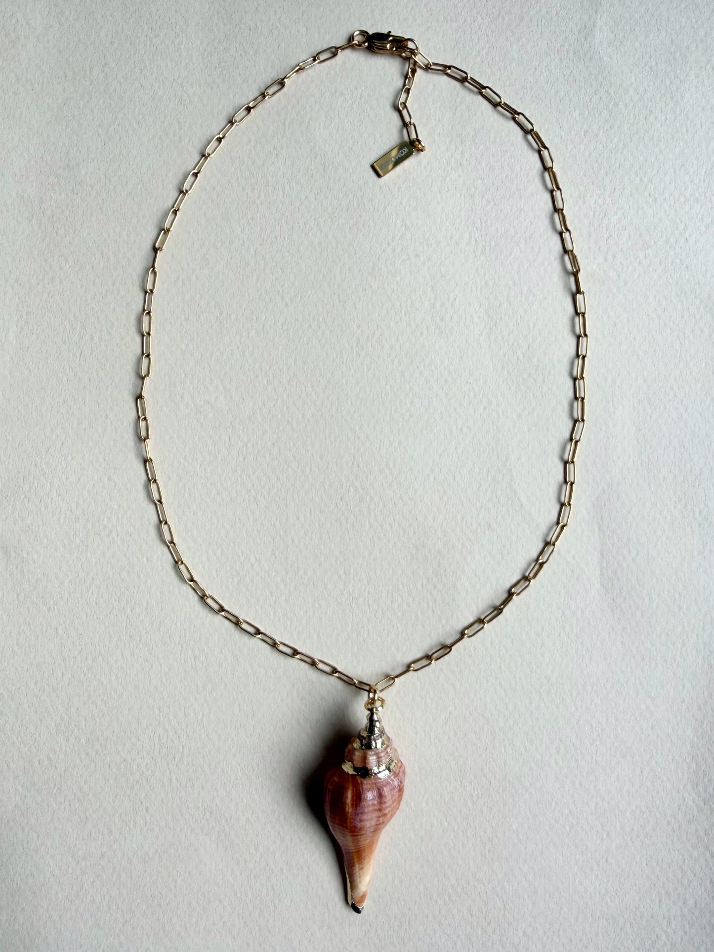Collier pendentif coquillage