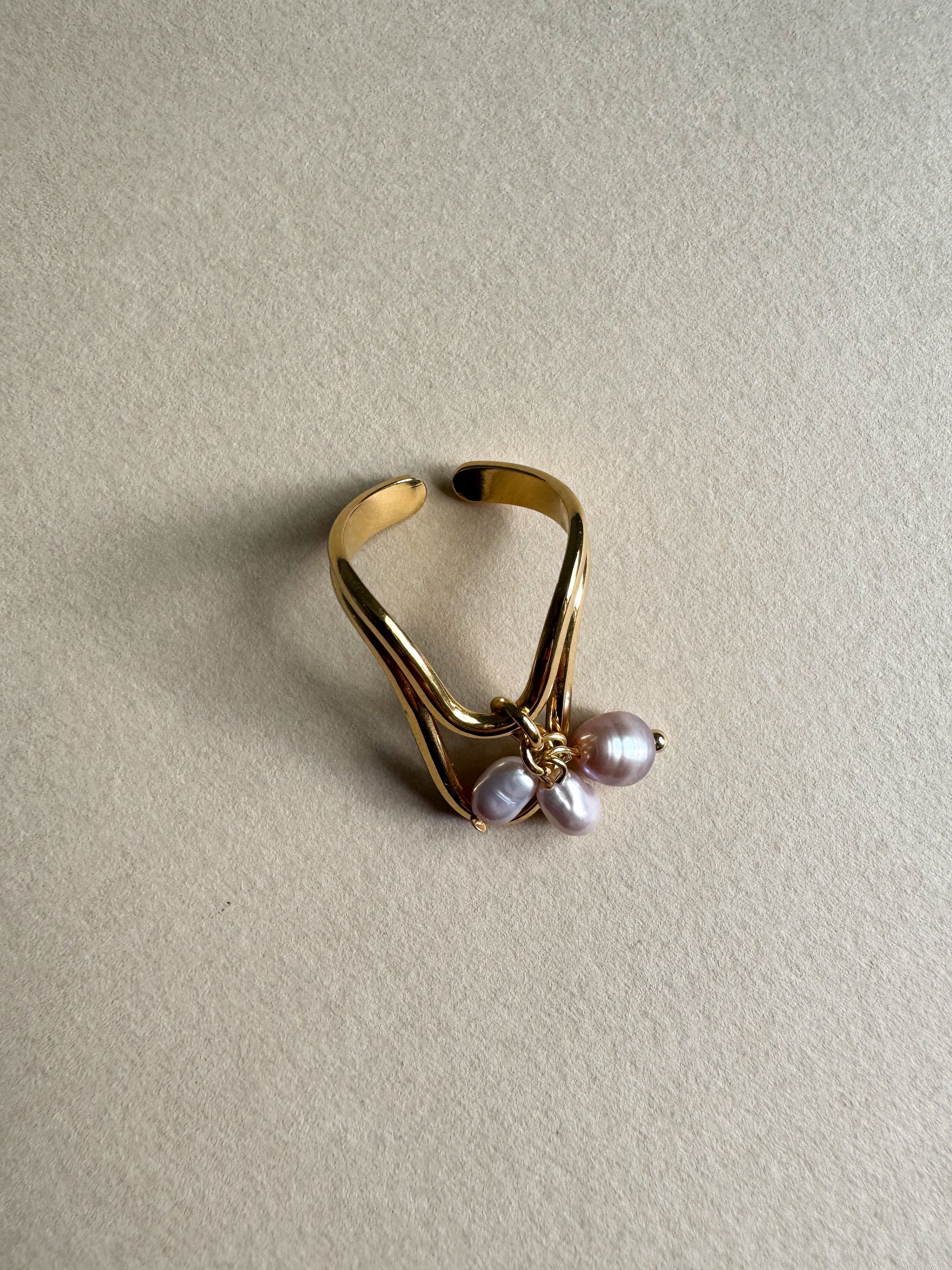 Bague Gold & Pearl