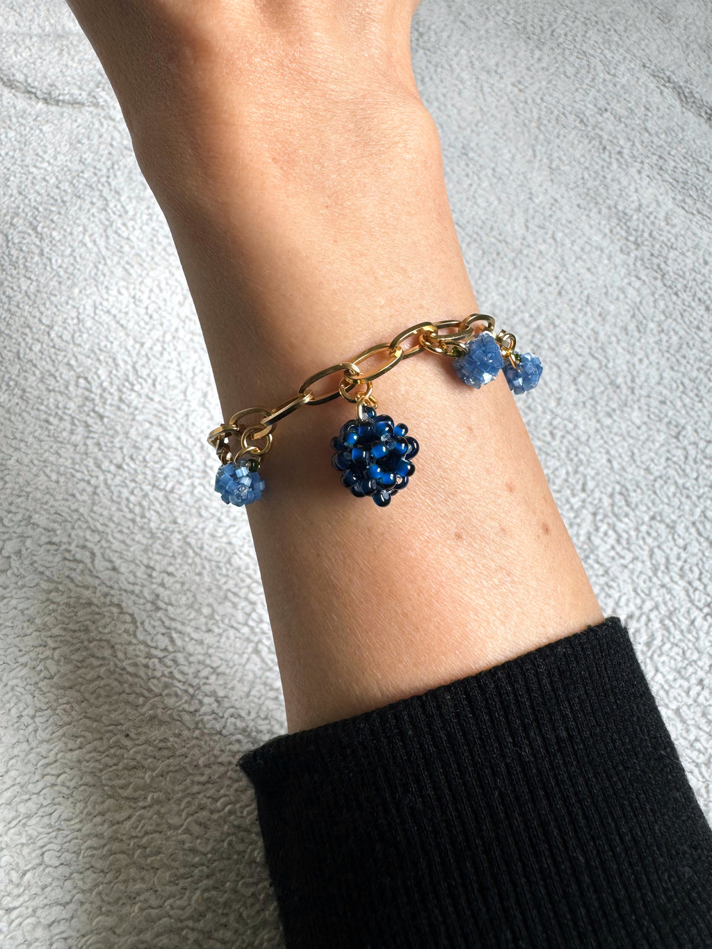Bracelet multi breloques fruits
