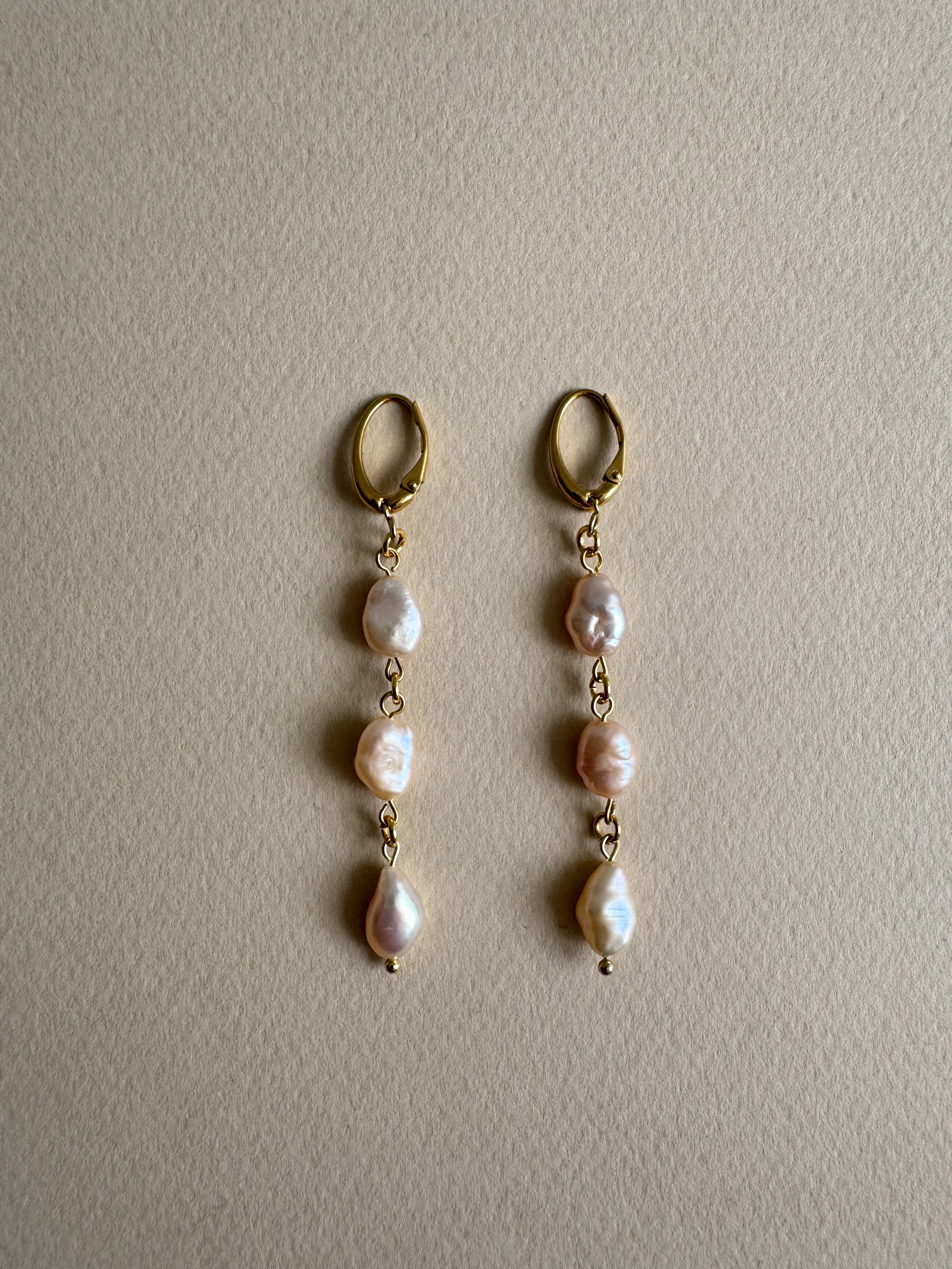 Boucles d’oreilles de perles d’eau douce