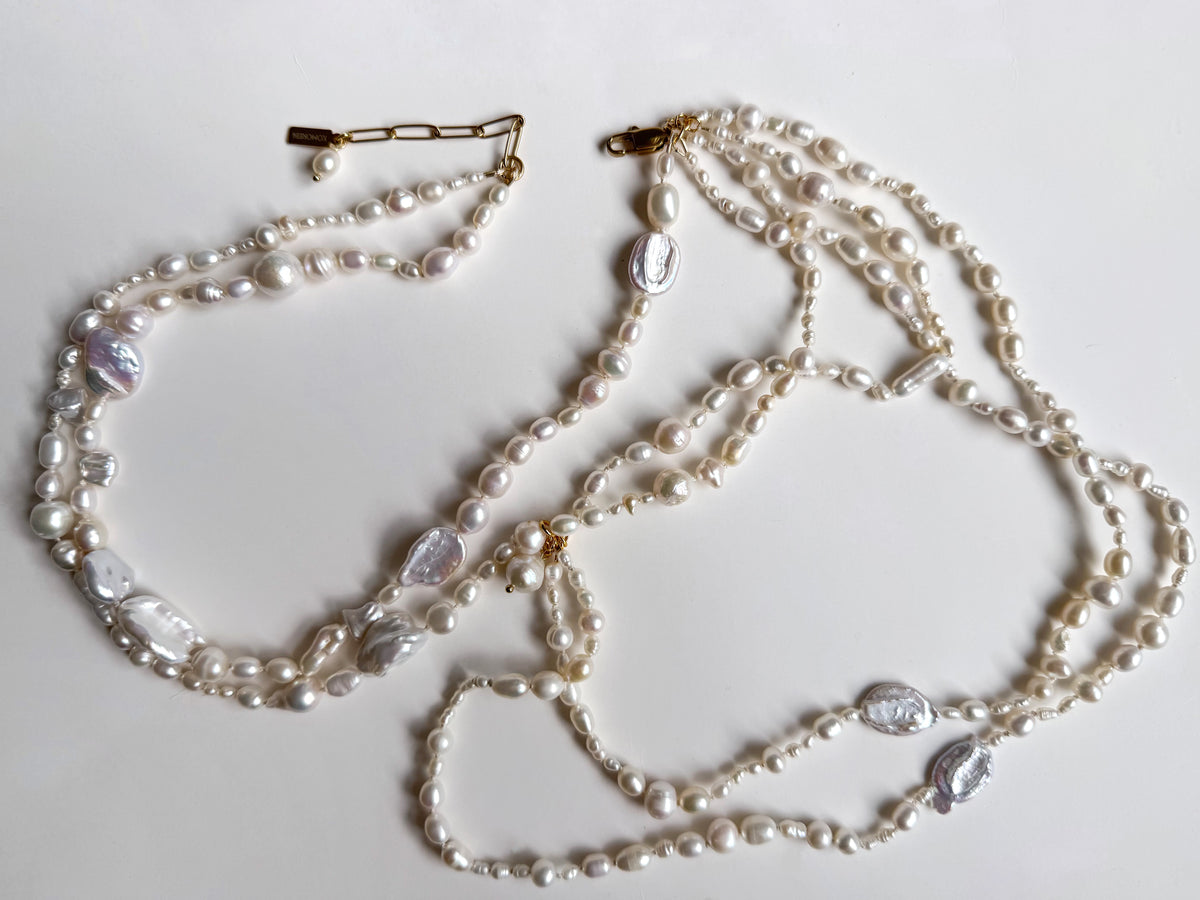 The pearl shoulder necklace
