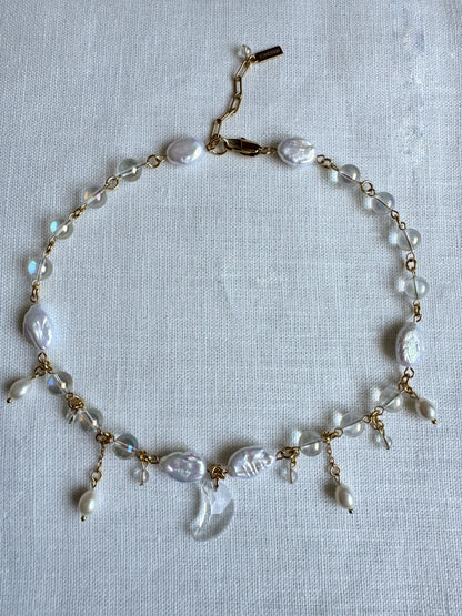 Engel-Aura-Quarz-Halskette