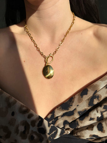 Collier médaillon ouvrant