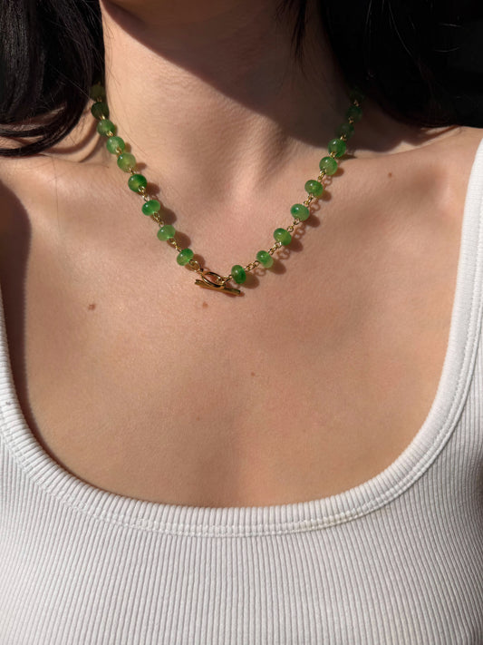 Collier de jade Mint Glow