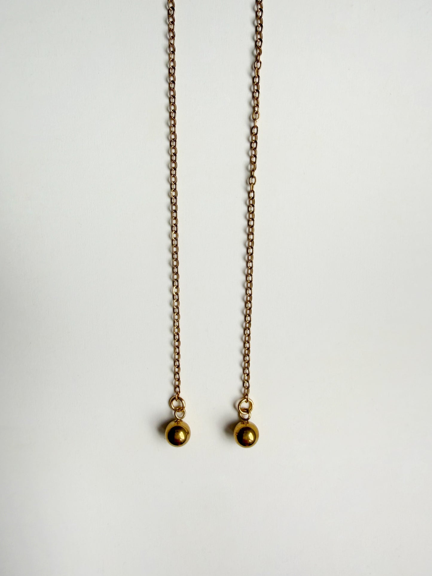 Gold Tears face chain