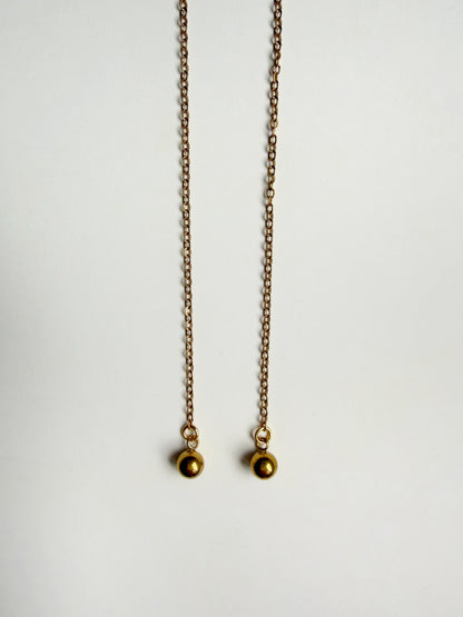 Gold Tears face chain
