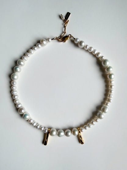 Pearl & Gold necklace