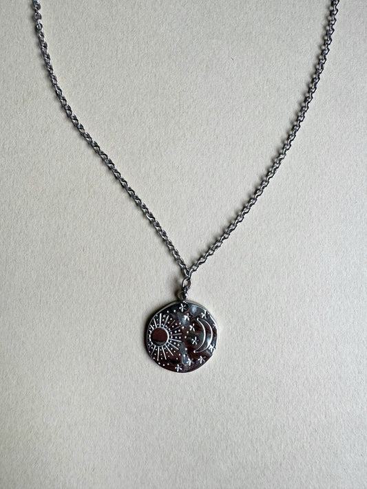Collier Soleil et Lune