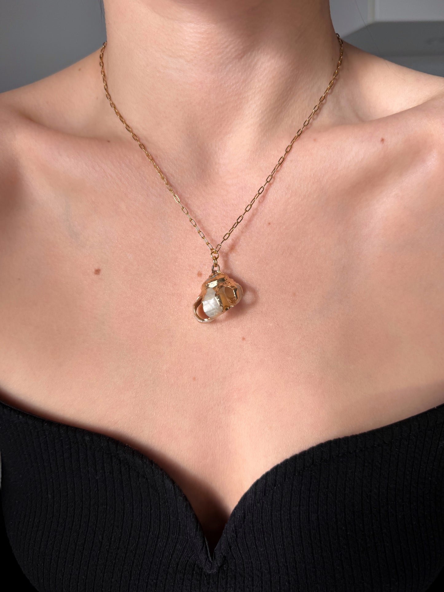 Collier pendentif coquillage