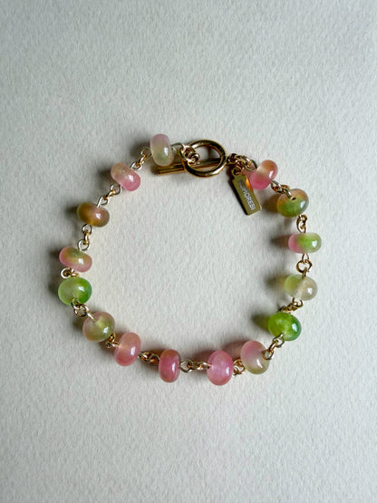 Jade-Armband mit Zuckerpuck-Motiv