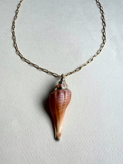 Collier pendentif coquillage