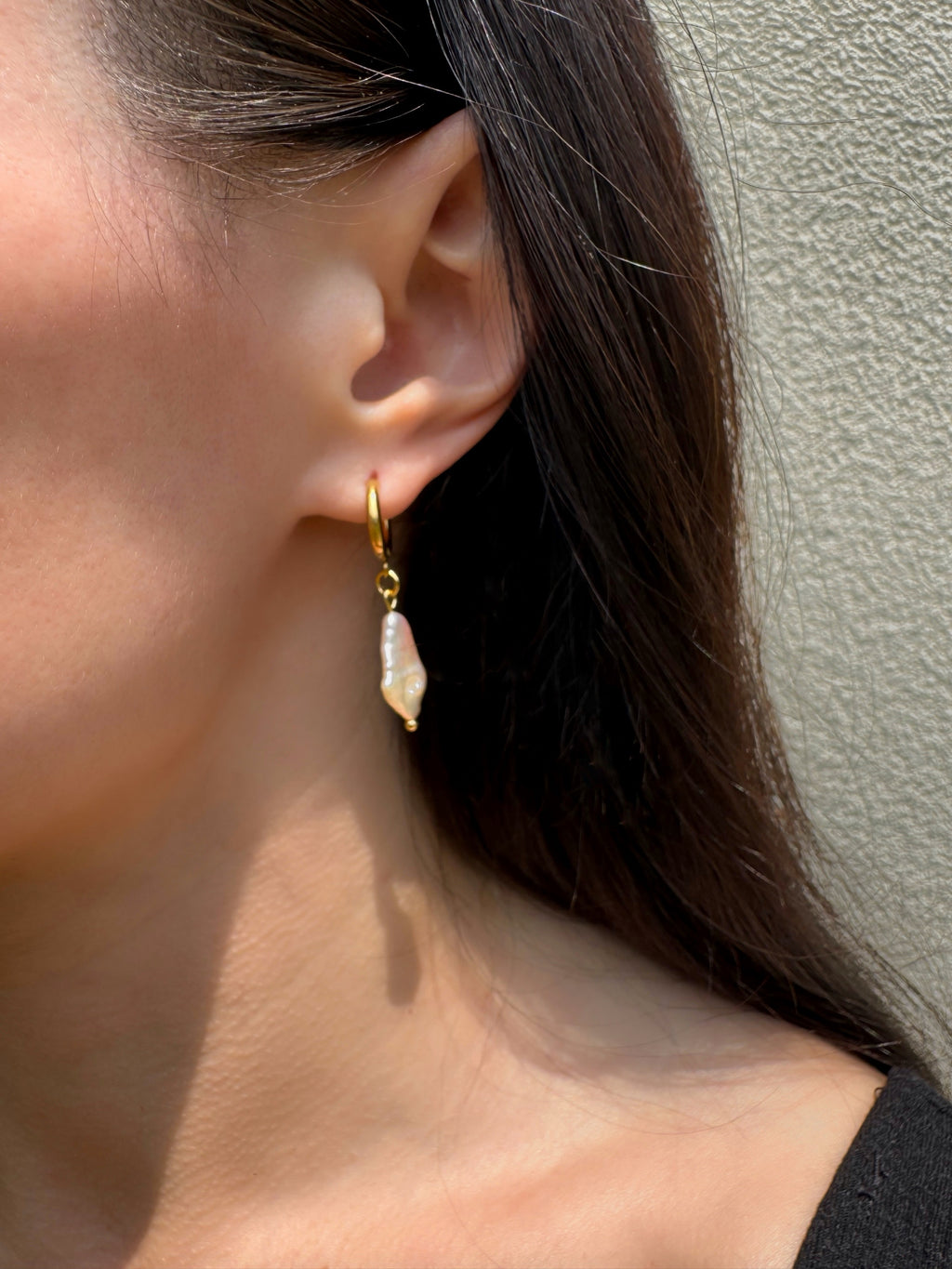 Boucles d’oreilles dépareillées Fish & Pearl
