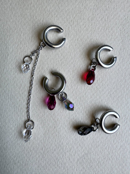 Tropfenförmiger Ohrschmuck