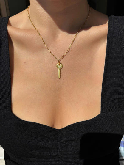 Collier multi charms doré