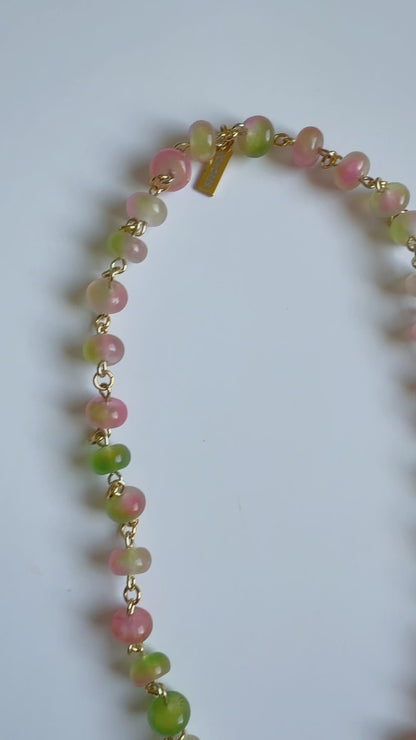 Zuckerkette mit Wassermelonenmotiv