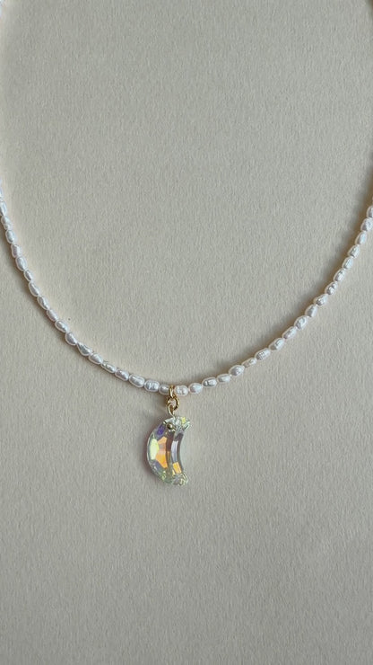 Collier Moon pearl
